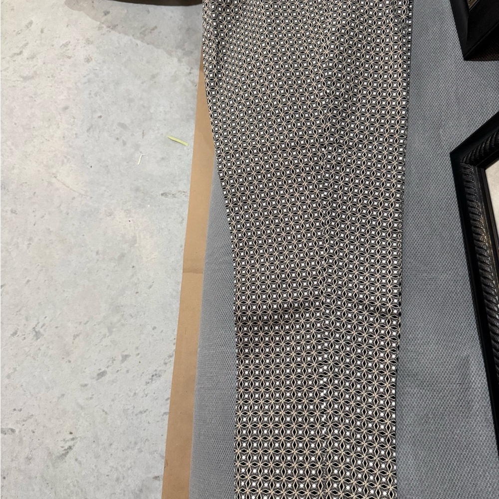 J. Jill Black and White Patterned Trousers